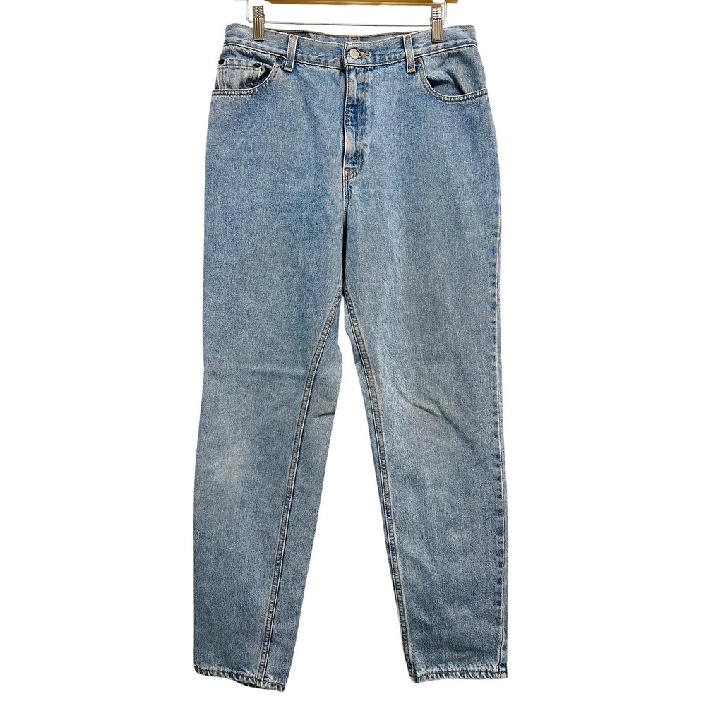 Levis 550 Relaxed‎ Fit Jeans Womens 14 MIS L Light Blue Tapered Leg Vintage 90's